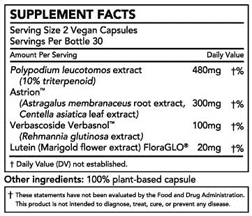 Smarter Skin, Nourishing Skin Health Within, Triple Combination of Polypodium Leucotomos Extract, FloraGLO, Verbasnol, 60 Vegan Capsules Nature Restore buy supplements canada