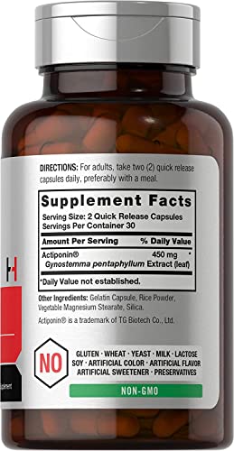 AMPK Metabolic Activator 450 mg | 60 Capsules | Non-GMO, Gluten Free | Jiaogulan Gynostemma Horbäach buy supplements canada