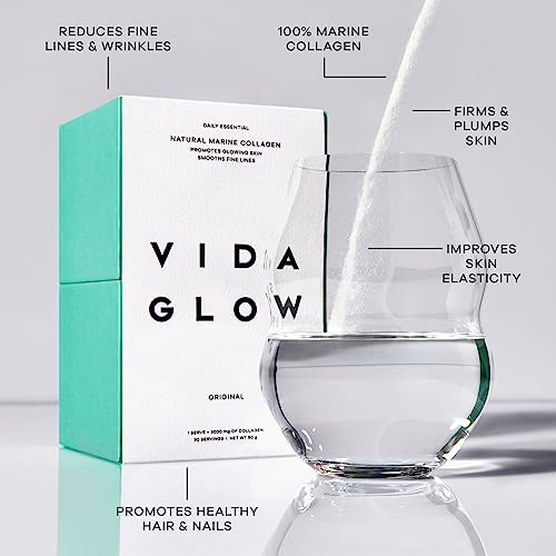 Vida Glow - Natural Hydrolysed Marine Collagen Sachets | Promotes Glowing Skin + Smooths Fine Lines Vida Glow buy supplements canada