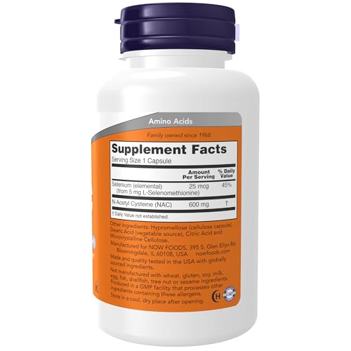 NOW Supplements, NAC (N-Acetyl Cysteine) 600 mg with Selenium & Molybdenum NOW buy supplements canada