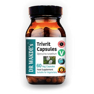 DR WAKDE'S Trivrit Capsules (Nishottar, 60 Veg Caps, Plant-Based Supplement, Ayurvedic Herb, All Natural, Vegan) DR WAKDE's buy supplements canada