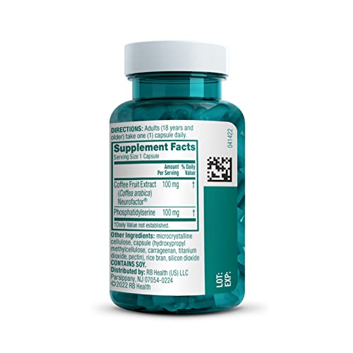 NEURIVA Original Decaffeinated Clinically Tested Nootropic Brain Supplement for Memory, Focus & Concentration, NeuroFactor & Phosphatidylserine, 28ct Capsules NEURIVA buy supplements canada