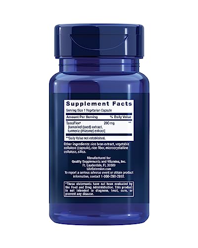Life Extension Joint Mobility, relieves Minor Knee discomfort & Improves Range of Motion, Turmeric & Tamarind, Gluten-Free, Non-GMO, Vegetarian, 60 Capsules Life Extension buy supplements canada