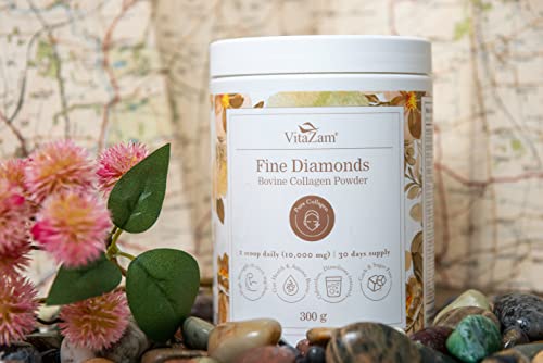 Vitazam Fine Diamond Bovine Collagen Powder - Hydrolyzed Type 1 & 3 Collagen Powder Protein VitaZam buy supplements canada