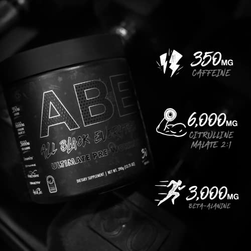 ABE Pre Workout Powder - All Black Everything Pre Workout Energy Drink with Citrulline ABE all black everything buy supplements canada
