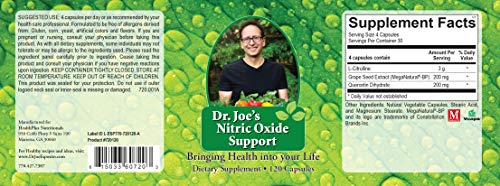Dr. Joe's Nitric Oxide Support - L-Citrulline 3g per Serving Dr. Joe's buy supplements canada