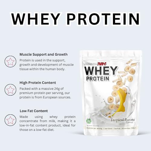 MuscleNh2 Whey Protein Powder Milk Protein, Soy Free, Gluten Free, Naturally Occurring BCAAs MuscleNh2 buy supplements canada