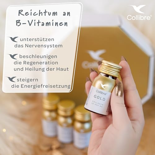 Collibre® Collagen Gold 10000mg 15 x 30ml Strong Liquid Drink Collibre buy supplements canada