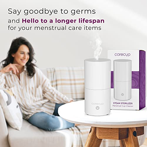 Carecup Menstrual Cup Sterilizer - Modern Menstrual Cup Cleaner Unscented Sanitizer - 2-Minute Carecup buy supplements canada