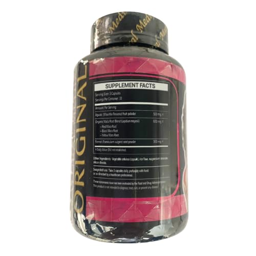 Natural medix Aguaje Hinojo Maca Triple (Maca Root Supplement) Premium 100 Capsules | Premium Botanical Blend for Feminine Balance & Confidence Natural medix buy supplements canada
