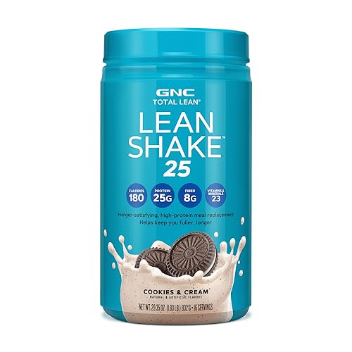 GNC Total Lean | Lean Shake 25 Protein Powder | High-Protein Meal Replacement Shake GNC buy supplements canada