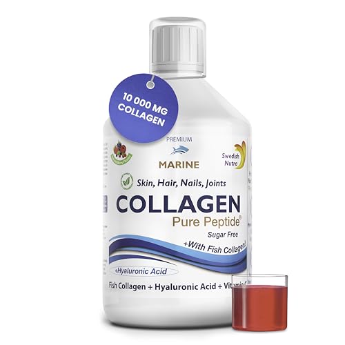 Swedish Nutra Liquid Marine Collagen - Sugar Free Berry Flavour | Minimize Fine Lines, Wrinkles & Improve Skin Elasticity Swedish Nutra buy supplements canada