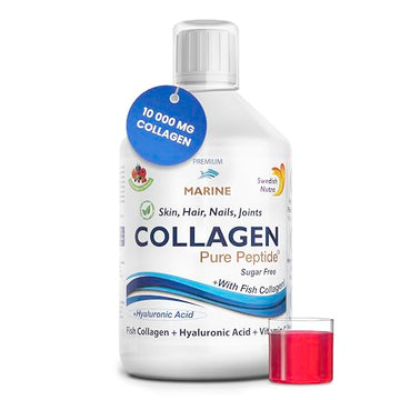 Swedish Nutra Liquid Marine Collagen - Sugar Free Berry Flavour | Minimize Fine Lines, Wrinkles & Improve Skin Elasticity Swedish Nutra buy supplements canada