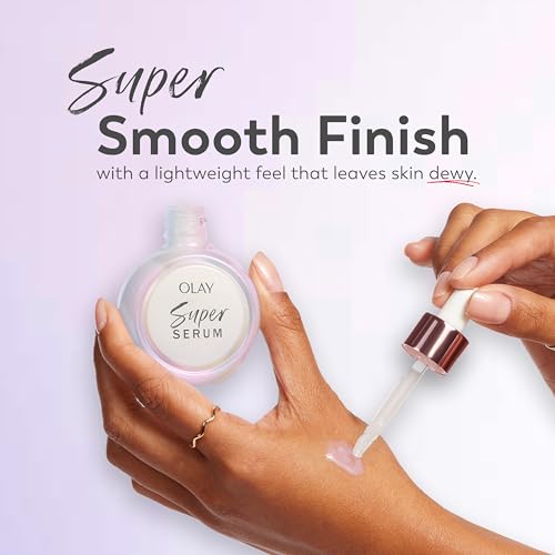 Olay Super Serum - Glow Serum for Face - Activated Niacinamide, Vitamin C & E, Collagen Peptide, AHA - 5-in-1 Benefits - Brightens, Hydrates, Smooths, Firms, Evens Tone, Proactive Anti-Aging, 1.7 Oz Olay buy supplements canada