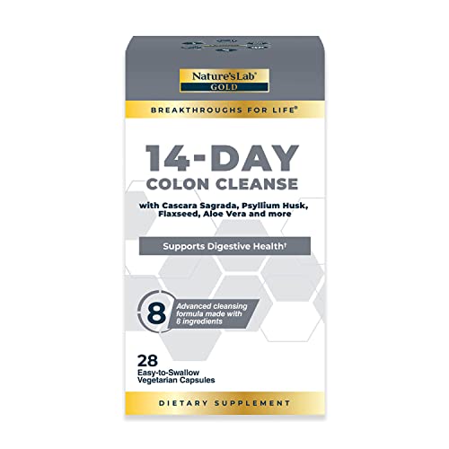 Nature's Lab Gold 14 Day Colon Cleanse* - Blend of Probiotics, Fiber, Flavonoids Nature's Lab buy supplements canada