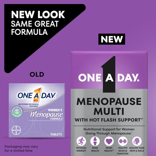 One A Day Women's Menopause Multivitamin with Vitamin A, Vitamin C, Vitamin D, Vitamin E and Zinc for Immune Health Support, Bone health, 50 Count ONE A DAY buy supplements canada