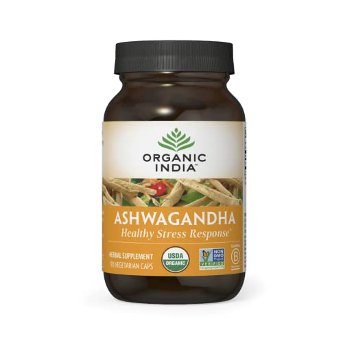ORGANIC INDIA Ashwagandha Herbal Supplement - Vegan, Gluten-Free, Kosher ORGANIC INDIA buy supplements canada