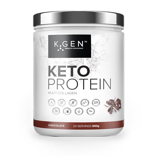 K-GEN™ Keto Collagen Protein Powder Natural Multi Collagen Chocolate Blend, Coconut MCT Vitamin C+B6 K GEN ketogenic enhancement buy supplements canada
