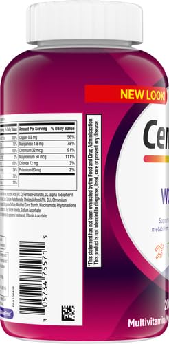 Centrum Multivitamin Tablet for Women, Multivitamin/Multimineral Supplement with Iron, Vitamin D3, B Vitamins and Antioxidant Vitamins C and E Centrum buy supplements canada