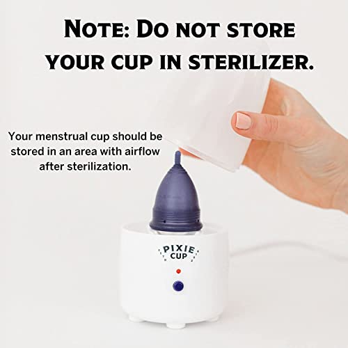 Pixie Menstrual Cup & Disc Steamer Sterilizer - Ranked 1 for The Best Steamer - Kills 99.9% of Germs Pixie Cup buy supplements canada