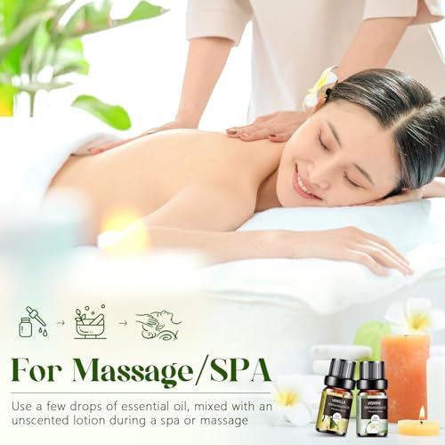 Essential Oils Set - 12 Pcs Aromatherapy Essential Oil Kit for Diffuser, Humidifier, Aromatherapy, Massage Aeshory buy supplements canada