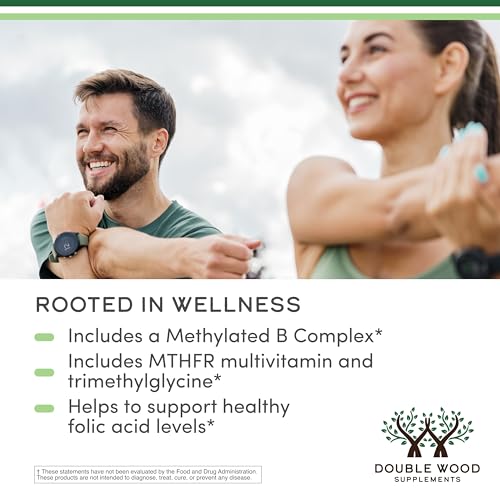 Methylated Multivitamin (Methylated and Activated Vitamins Only - Methylated B Complex with Trimethylglycine Double Wood Supplements buy supplements canada