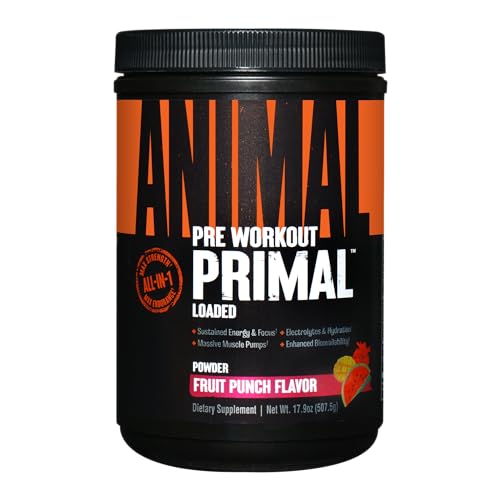 Animal Primal Muscle Hydration + Preworkout Powder – Contains Beta Alanine, 3DPump Animal buy supplements canada