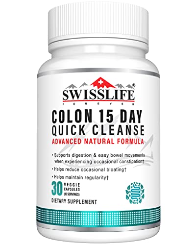 SWISSLIFE FOREVER Colon 15 Day Quick Cleanse, Advanced Gut Cleanse Detox, Improves SWISSLIFE FOREVER buy supplements canada