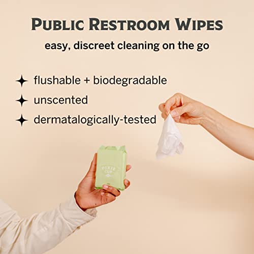 Pixie Menstrual Disc Kit - Best Period Disc Starter Kit - 2 Discs, 20 Wipes, Wash, Lube, Public Restroom Pixie Cup buy supplements canada