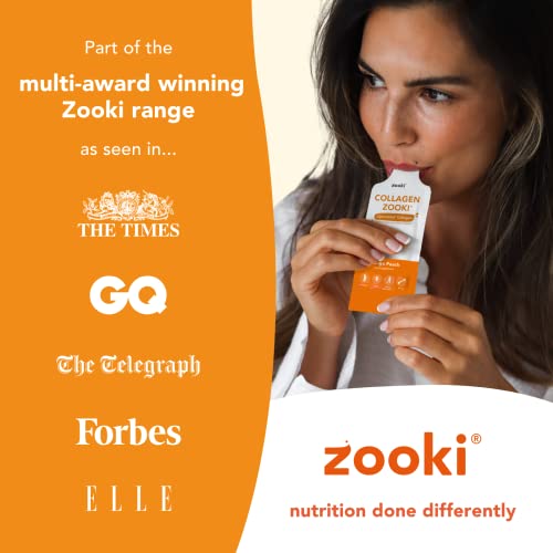 Zooki 5000mg Marine Collagen Liquid Sachets | Hydrolysed Marine Collagen Peptides yourzooki buy supplements canada