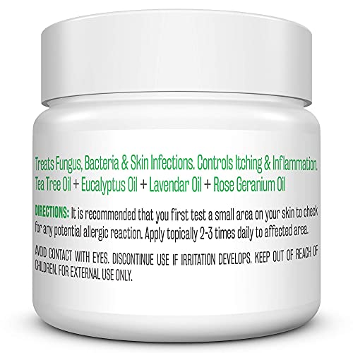 Tea Tree Oil Foot Balm - Natural Remedy for Athletes Foot, Toenail Repair M3 Naturals buy supplements canada