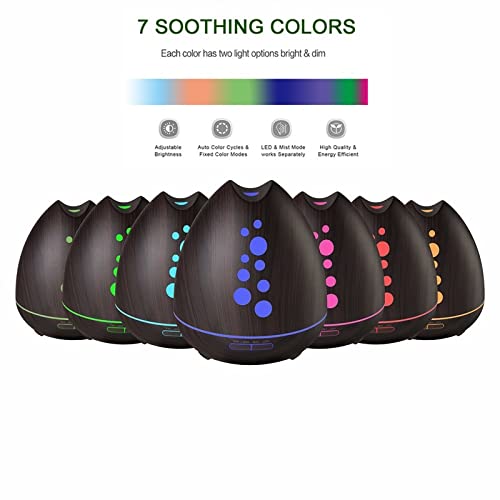 TGE Unique 400ML Essential Oil Diffuser for Essential Oils Bluetooth Music Speaker with Remote 7 Color LED Generic buy supplements canada