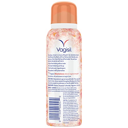 Vagisil Scentsitive Scents Feminine Dry Wash Deodorant Spray for Women, Gynecologist Tested Vagisil buy supplements canada