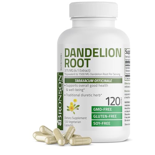Bronson Dandelion Root High Potency Supplement, Supports Overall Good Health & Well Bronson buy supplements canada
