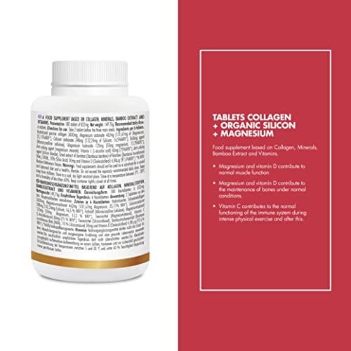 Bestdiet - Collagen with Silicon and Magnesium - Minerals - Bamboo Extract and Vitamins BEST DIET buy supplements canada