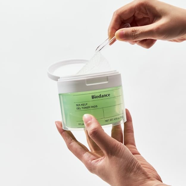Biodance Sea Kelp Gel Toner Pads, Calming Toner Pads for Sensitive Skin, Oil & Sebum Control, Refreshing Blemish Care BIODANCE buy supplements canada