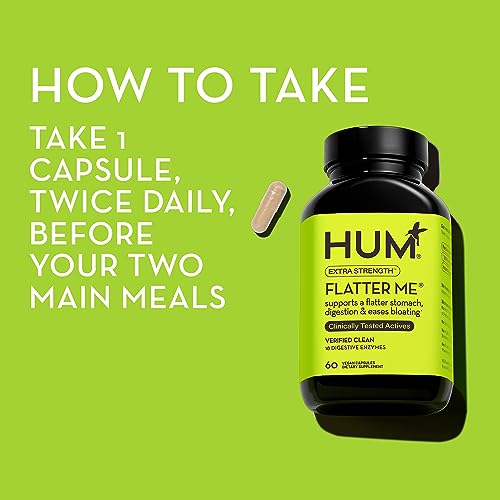 HUM Flatter Me Supplement for Daily Bloating - 18 Full Spectrum Digestive HUM buy supplements canada