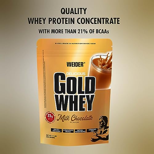 Weider Gold Whey (500g) Milk Chocolate Flavour. Ultrafiltrated Proteins from 100% Whey Protein Weider buy supplements canada