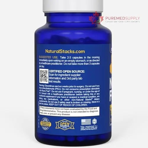 NATURAL STACKS Original NeuroFuel Nootropic Brain Support Supplement - 750mg L-Carnitine & 500mg L-Phenylalanine - Brain Supplement for Memory and Focus* - 75 Focus Pills NATURAL STACKS buy supplements canada