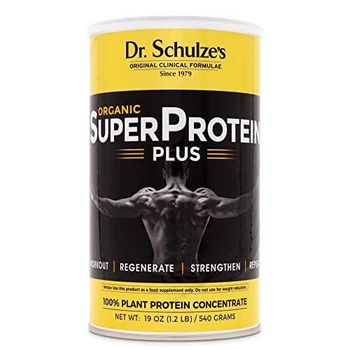 Dr. Schulze's | SuperProtein Plus | 100% Plant Protein Concentrate | Organic Powder Mix Dr. Schulze's buy supplements canada