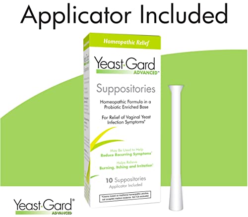 YeastGard Advanced Homeopathic Yeast Infection Vaginal Suppositories - 10 count Box Yeast-Gard buy supplements canada
