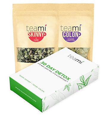 Teami® 30-Day Detox Tea Pack: All-Natural Teatox Kit with Teami Skinny & Teami Colon Teami buy supplements canada