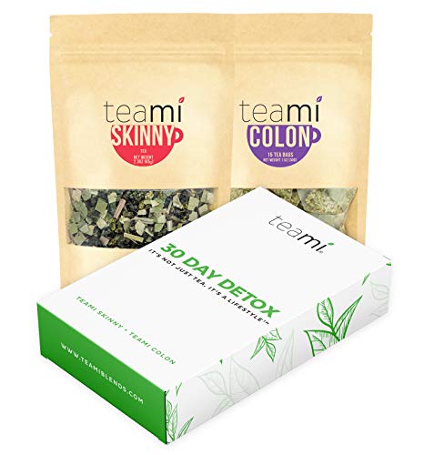 Teami® 30-Day Detox Tea Pack: All-Natural Teatox Kit with Teami Skinny & Teami Colon Teami buy supplements canada