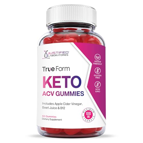 Justified Laboratories True Form Keto ACV Gummies 1000MG Vegan Non GMO Justified Laboratories buy supplements canada