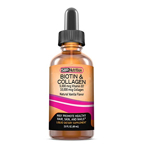 SBR Nutrition Biotin and Collagen Liquid Drops Daily Food Supplement, Vitamins SBR Nutrition buy supplements canada