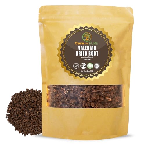 Cure wid Pure Organic Valerian Root Tea - Cut,Sifted & Non-Irradiated Valerian Tea Promotes Cure wid Pure buy supplements canada