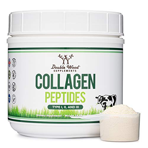 Collagen Peptides Powder - Hydrolyzed Collagen, Keto Safe - 16.08oz - Multi Type 1, 2 Double Wood Supplements buy supplements canada