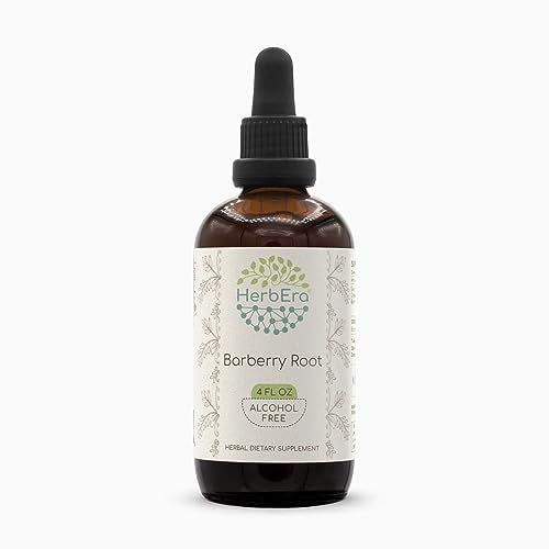 Barberry Root B120 Alcohol-Free Herbal Extract Tincture, Concentrated Liquid Drops Natural Barberry HerbEra buy supplements canada
