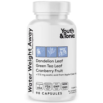 Youth & Tonic Natural Water Pills (90 Count) for Swelling Belly Bloating Youth & Tonic buy supplements canada