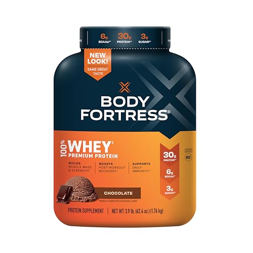 Body Fortress 100% Whey, Premium Protein Powder, Chocolate, 3.9lbs Packaging May Body Fortress buy supplements canada